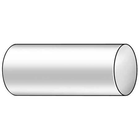 Nylon 6/6 Rod, Black, 1/4 in Dia x 1 Ft L