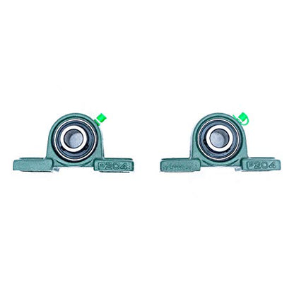 FKG UCP204-12 Pillow Block Mounted Bearing 3/4" inch Inside Diameter, Set of 2