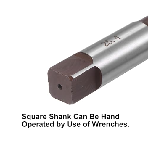 uxcell 1" Hand Reamer H8 Accuracy Alloy Tool Steel 8 Flutes Straight Shank Milling Cutter Tool - size: 1"