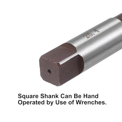 uxcell 1" Hand Reamer H8 Accuracy Alloy Tool Steel 8 Flutes Straight Shank Milling Cutter Tool - size: 1"