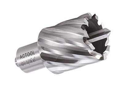 1-5/16" Diameter × 1" Depth of Cut HSS ANNULAR Cutter with 3/4'' Weldon Shank - size: 1-5/16'' x 1''