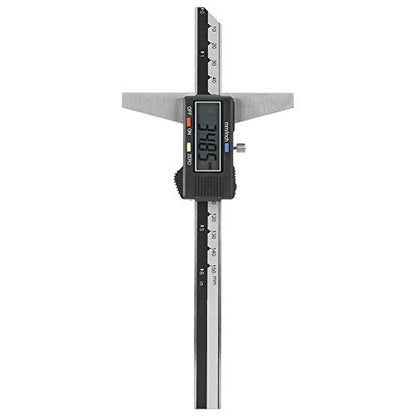 Depth Gauge, Stainless Steel Digital Depth Vernier Caliper Measuring Tool 0-150mm 0.01mm