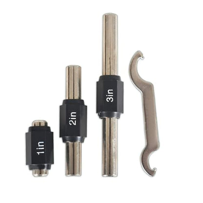 kimllier 4Pcs 0-4 Inch Outside Micrometer Set Accuracy 0.0001 Inch