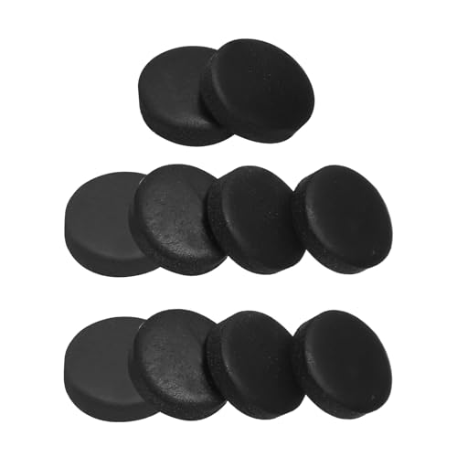 PATIKIL Rubber Solid Discs Washers 8mm OD x 2mm Thick 10 PCS - size: 8mm x 2mm