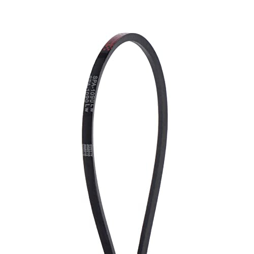 HARFINGTON SPA-1090 V-Belts Drive Belt 1090mm Pitch Girth 13mm Width 10mm Height Rubber for Power Transmission - size: 1090mm