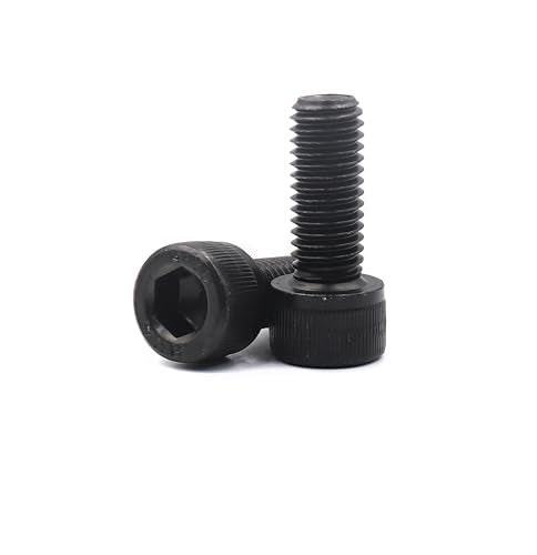 10pcs M10 x 20mm Black Socket Cap Bolts Screws 12.9 Grade Alloy Steel - size: 10pcs M10 x 20mm