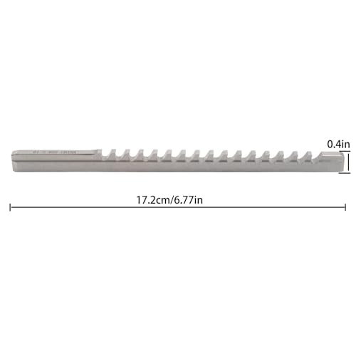kimllier B1-5 mm Keyway Broach, B Push-Type, HSS, 6.45×171.5mm