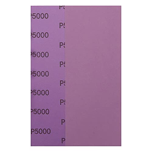 MAXMAN Sandpaper 5000 Grit, 9 x 3.6 Wet Dry Sanding Sheets, for Metal/Wood