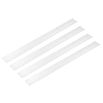 MECCANIXITY 4 Pcs Square Aluminum Flat Bar, 1/16" (1.5mm) Thick x 1 3/16" (30mm) Width x 12" (305mm) Long 6061 Aluminum Flat Plate Solid New Mill Stock Silver for Industrial Building - size: 1/16"(1.5mm)x1 3/16"(30mm)x12"(305mm)