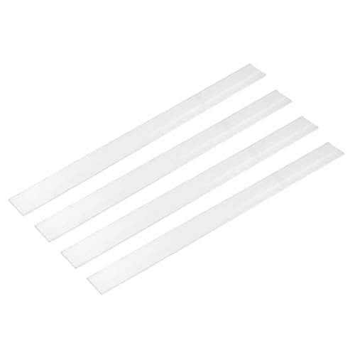 MECCANIXITY 4 Pcs Square Aluminum Flat Bar, 1/16" (1.5mm) Thick x 1 3/16" (30mm) Width x 12" (305mm) Long 6061 Aluminum Flat Plate Solid New Mill Stock Silver for Industrial Building - size: 1/16"(1.5mm)x1 3/16"(30mm)x12"(305mm)