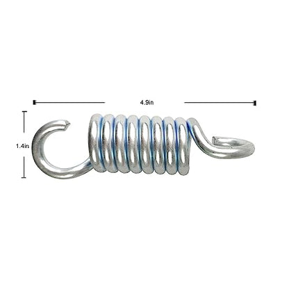 Spring Hook for Patio Swing 990lbs Capacity Hammock Swing Accessories 4.52 Inch Galvanized Extended Hooks 2pcs (Extended Cross Swing Spring) - size: Extended Cross Swing Spring