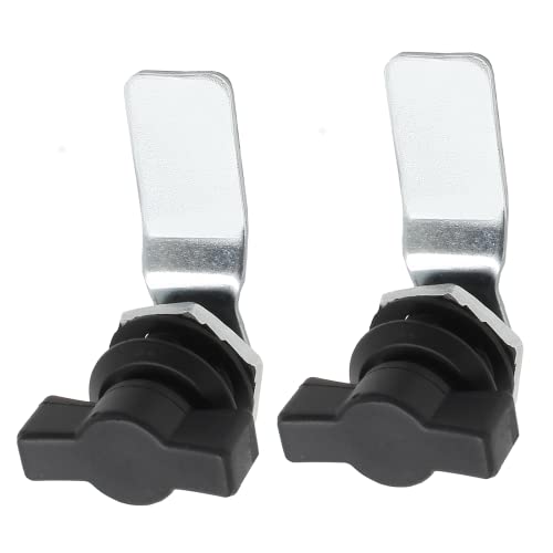 2 Pcs Thumb Cam Lock, T-Handle Swing Knob Latch for Cabinet Drawer - size: 2 Pack