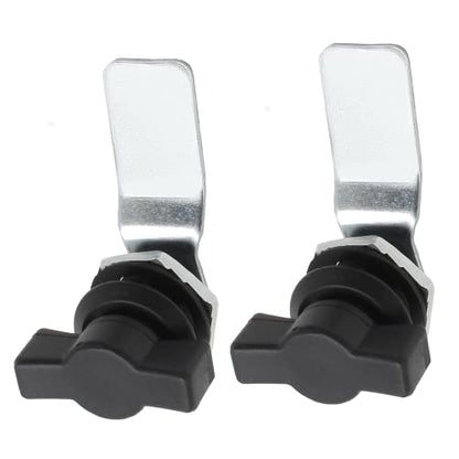 2 Pcs Thumb Cam Lock, T-Handle Swing Knob Latch for Cabinet Drawer - size: 2 Pack
