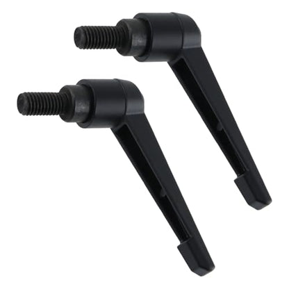 Clamping Lever Handles M10 x 20mm Push Button Ratchet Lever Male Threaded Stud Adjustable Handles Hand Knobs Rotating Screw Handles Bolts with Locking Lever -2pcs - size: M10 x 20mm
