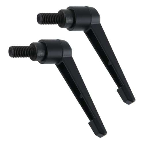Clamping Lever Handles M10 x 20mm Push Button Ratchet Lever Male Threaded Stud Adjustable Handles Hand Knobs Rotating Screw Handles Bolts with Locking Lever -2pcs - size: M10 x 20mm