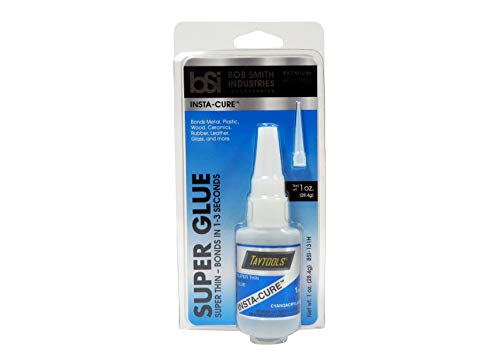 Bob Smith Industries Combo Pack with 1 OZ Thin Viscosity Insta-Cure TM Cyanoacrylate CA Super Glue and 2 OZ Accelerator Insta-Set TM