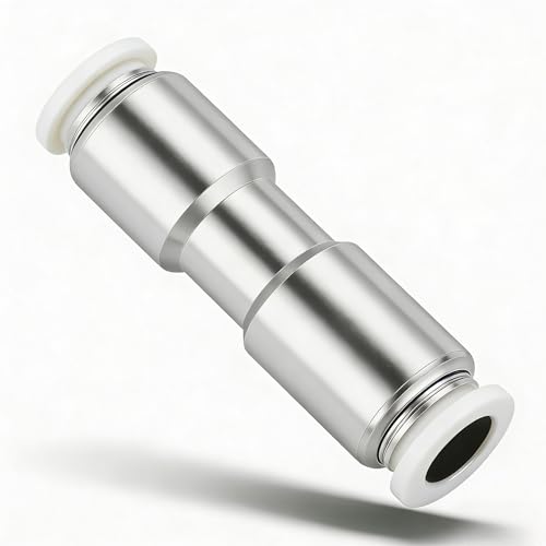 Pneumatic Push to Connect Fitting Check Valve 8mm Tube OD One-way Valve Pack of 2 - size: 8mm OD