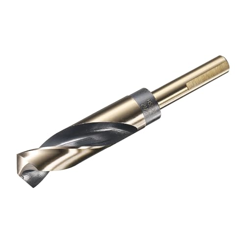 uxcell 29/32" Drill Bit 1/2" Reduced Shank 3-Flat M35 5% Cobalt HSS - size: 29/32" with 1/2" Shank
