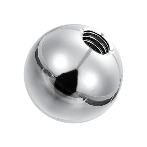 PATIKIL M10x35mm Ball Nuts Knob, 1pcs 304 Stainless Steel Round Solid Blind Hole Decorative Screw Cap Cover Machinery Handle Hardware - size: M10x35mm