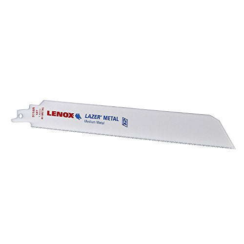 Lenox 9 In. X 1 In. 18 Tpi Lazar Reciprocating Blade 5 Pk