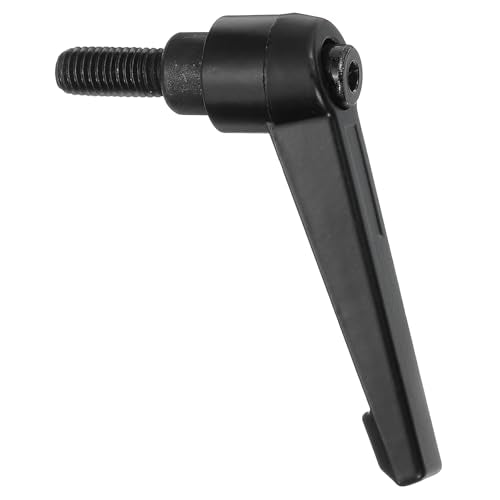 uxcell 1Pcs M8 x 16mm Adjustable Knobs Handle Male Thread Push Button Ratchet Quick Release Locking Rotating Bolt for Lathe Machinery, Black - size: M8 x 16mm