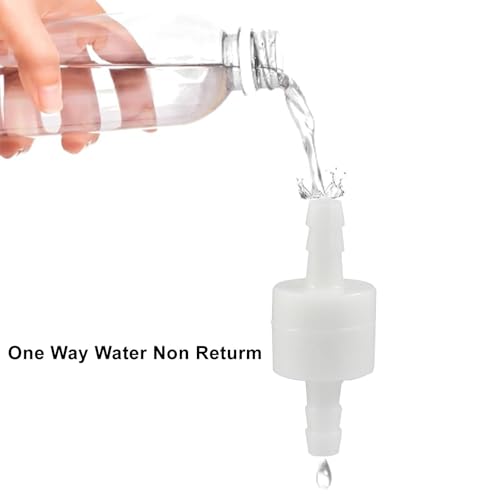 Litoexpe 2 Pcs 1/4" One Way Inline Check Valve - size: 1/4 Inch