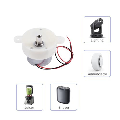 DC 6V 5RPM Gear Motor, High Torque Slow Speed - size: 1pcs 6V 5RPM