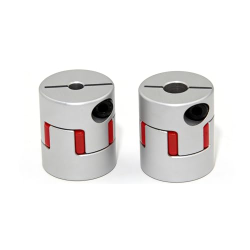 5mm to 8mm Bore Aluminium Plum Flexible Shaft Coupling Servo Stepper Motor Jaw D25xL30 Connector Flexible Shaft Couplers for 3D Printer/CNC Machine/DIY Encoder, 2pcs/Pack(5mmx8mm) - size: 5mmx8mm