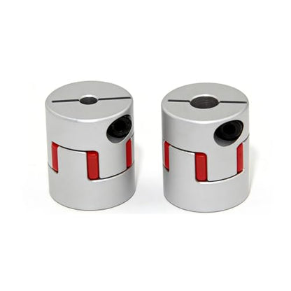 5mm to 8mm Bore Aluminium Plum Flexible Shaft Coupling Servo Stepper Motor Jaw D25xL30 Connector Flexible Shaft Couplers for 3D Printer/CNC Machine/DIY Encoder, 2pcs/Pack(5mmx8mm) - size: 5mmx8mm