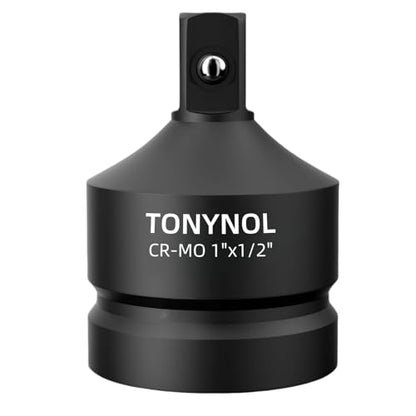 TONYNOL Impact Socket Adapter,1" F to 1/2" M,1PC - size: 1" F to 1/2" M Adapter