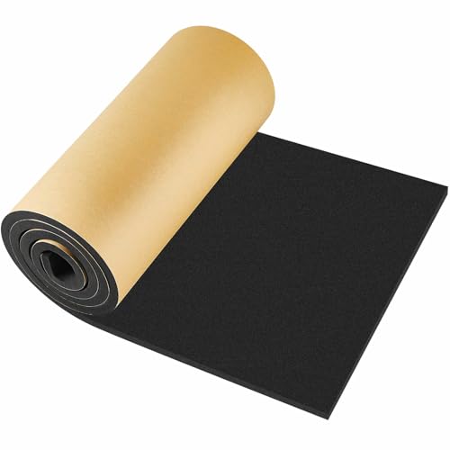 1 Pc 78 x 20 x 1/2 Inch Large Closed Cell Foam, Marine Foam Roll, Black - size: 78 x 20 x 1/2 Inch