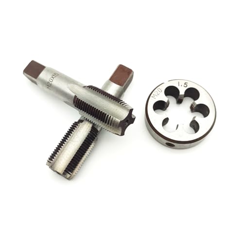 AtticZone M20 x 1.5 Metric Hand Thread Tap and Die Set, Right Hand - size: M20x1.5