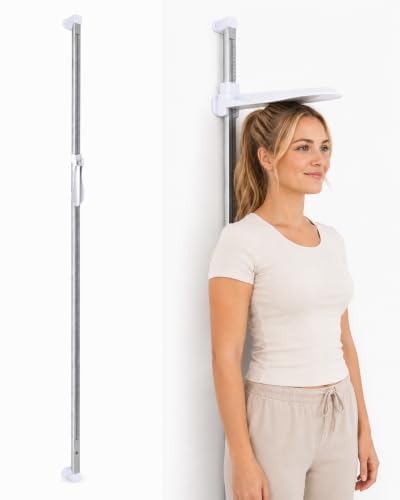 Wall Mounted Stadiometer Height Measuring Tool 20-210cm for Kids Adults - size: 8–83 in
