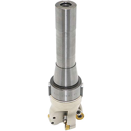 Face Mill Cutter Holder EMRW 6R 50-22+R8-FMB22-7/16+RPMT1204 Hard Alloy Blade+8mm Spanner+T15 Spanner, Used for Fough Machining of The Workpiece on The Milling Machine. (EMRW 6R50-22(1.96 Inch)) - size: EMRW 6R50-22(1.96 Inch)