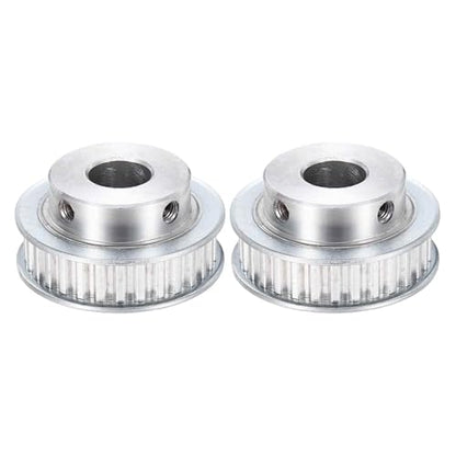 MECCANIXITY 2 Pcs Aluminium Timing Pulley, XL 30 Teeth 14mm Bore Synchronous Wheel Timing Belt Pulley 5.08mm Pitch 11mm Slot Width for Belt, CNC Machine, 3D Printer - size: 14x5.08x11mm