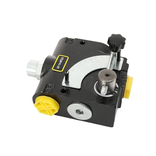 Hydraulic Adjustable Variable Flow Control Valve w/Relief, 0-30 GPM, 3/4” NPT Port Size,500-3000 PSI Pressure Relief Valve Adjustment Range, 30.38Gal/min