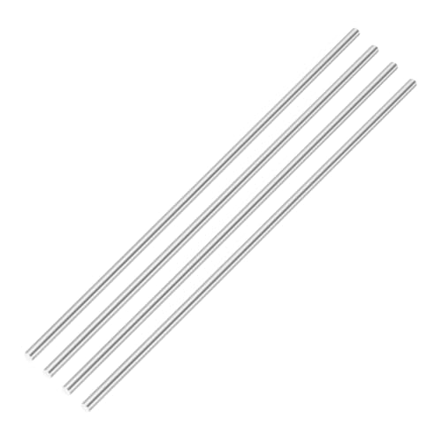 MECCANIXITY 4 Pcs Round Steel Rod 3.6mmx100mm HSS Lathe Bar Stock Tool - size: 3.6mm x 100mm