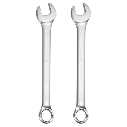 HARFINGTON 2Pcs Metric Combination Wrench 22mm Open End & 15-Degree Offset - size: 22mm
