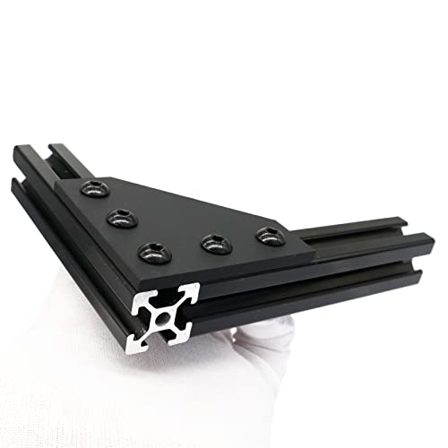 10Set 2020 Aluminum Extrusion Accessories Hardware L Corner Bracket - style: 5HL-10B
