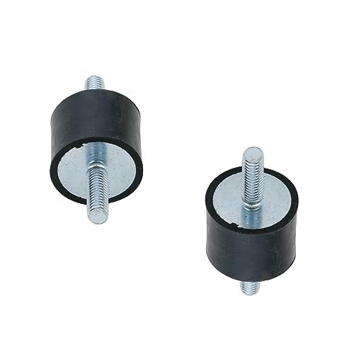 MY MIRONEY 4PCS 25 x 20mm Rubber Isolator Mounts with M6 x 18mm Studs - size: M6 x 18mm;25 x 20mm (Double Studs)
