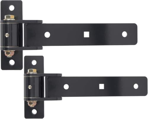 13'' Heavy Duty Strap Gate Hinges 900 LBS,180° or 90° Smooth Open Hinge