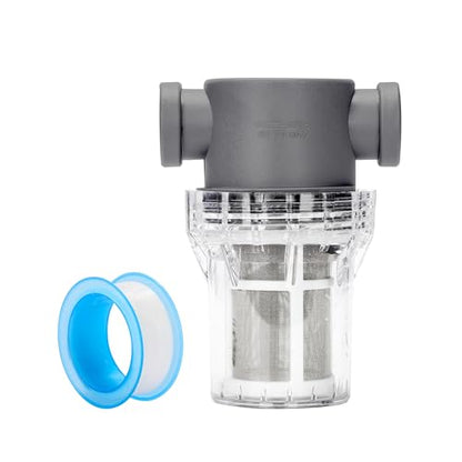 1/2'' Female NPT in-Line Strainer - Garden Hose Filter for High Pressure Washer, Sediment Filter with 60 Mesh Stainless Steel Screen (1/2'' 60 Mesh) - style: 1/2'' 60Mesh