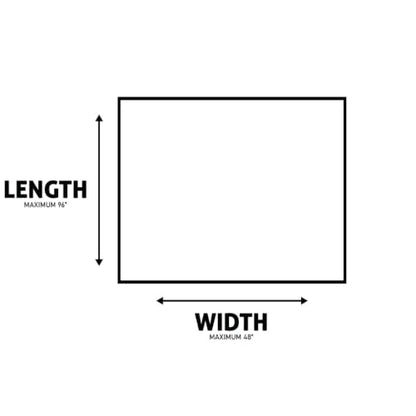 Premium 1/4 Clear Acrylic PlexiGlass Sheet - size: 12" X 24"
