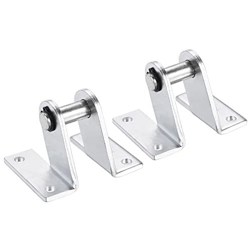 PATIKIL 75x56mm Air Cylinder Rod Clevis 2 Pack Mounting Bracket Rear Pivot Mount Pneumatic Parts, Silver - size: 70 x 56mm