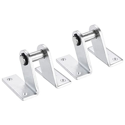 PATIKIL 75x56mm Air Cylinder Rod Clevis 2 Pack Mounting Bracket Rear Pivot Mount Pneumatic Parts, Silver - size: 70 x 56mm