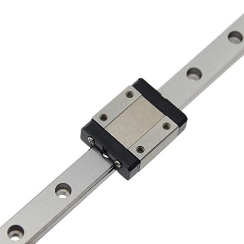 500mm MGN12 Linear Rail Guide with MGN12C Carriage Block for 3D Printer and CNC Machine - size: 500mm, style: Rail + MGN12C(Black)