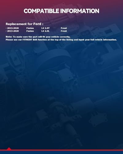 KAX 2PC Front Suspension Strut & Spring Assembly Pair for 2013-2020 Fusion 2.0L GAS, Fusion PHEV (w/o 19 Inch Wheels), Complete Struts w/Coil Springs, Replace# 172638 - size: 2PC 13-20 Fusion Front