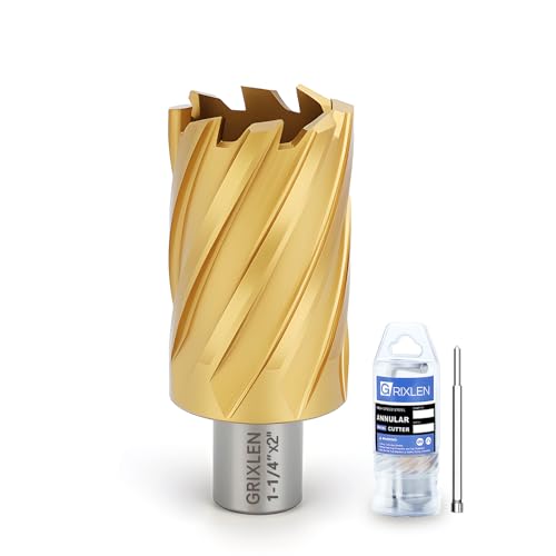 1-1/4"x2 HSS Annular Cutter，Diameter 1-1/4"，Cutting Depth 2" - size: 1-1/4x2"