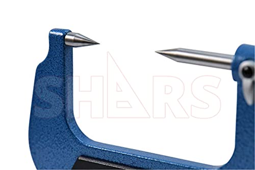 Shars 1-2" 30° Point Micrometer 303-2318 P) - size: 1-2" 303-2318