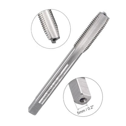 M8x1mm Metric Tap and Die Set,Machine Thread Screw Tap with Round Threading Die,Tap & Die Kit for Nut Screw Bolt Thread Repair - size: M8x1mm